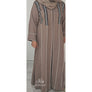 ISHA EMBELLISHED ABAYA BEIGE