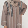 ISHA EMBELLISHED ABAYA BEIGE