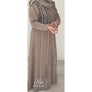ISHA EMBELLISHED ABAYA BEIGE