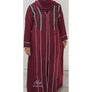 ISHA EMBELLISHED ABAYA WINE