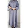 DINA EMBELLISHED ABAYA GREY