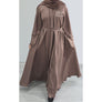 HAYA FLARED ABAYA MOCHA