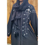 SAFA HAND EMBELLISHED OPEN ABAYA