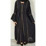 AYLA EMBELLISHED 3 PIECE ABAYA SET BLACK - NURAAH