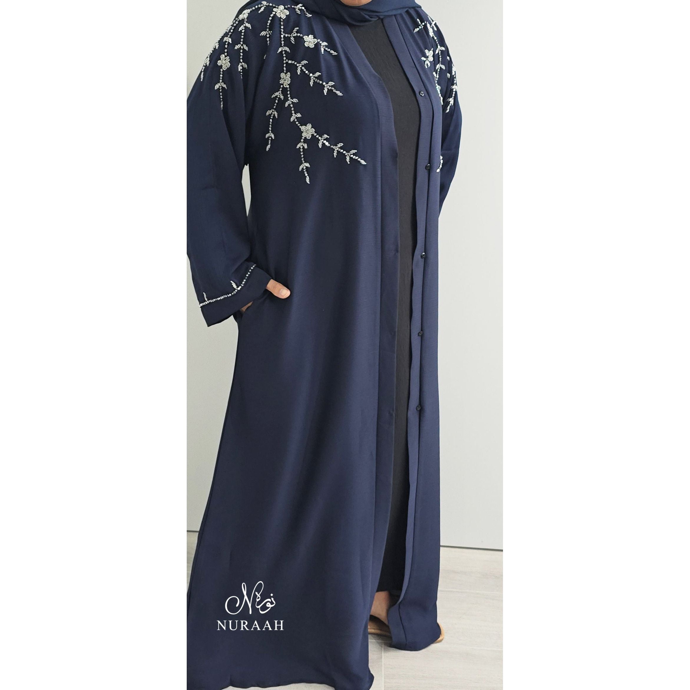 Hand work Embellished Abaya 02