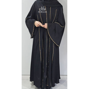 IMAN FLARED ABAYA BLACK