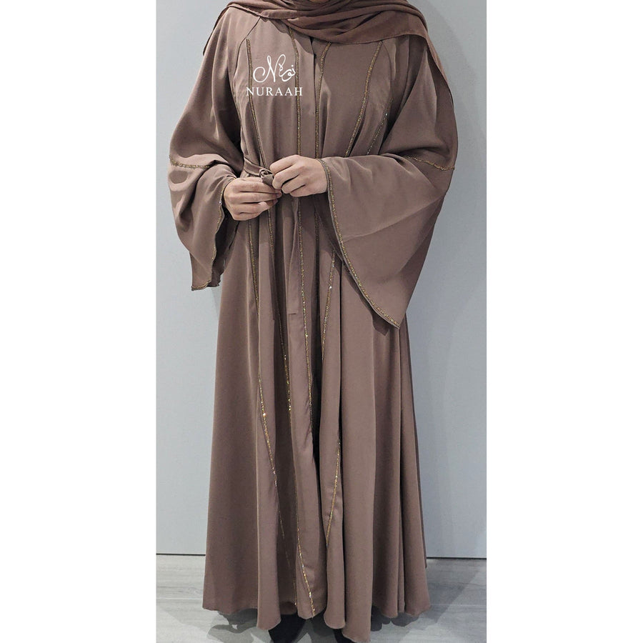 IMAN FLARED ABAYA MOCHA