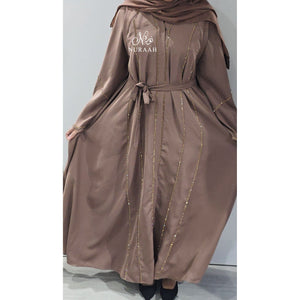 IMAN FLARED ABAYA MOCHA