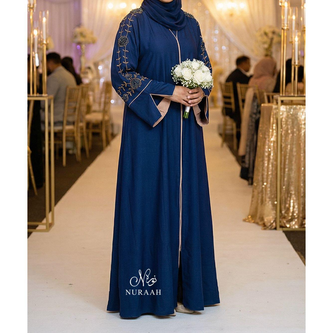 AZRA HAND EMBELLISHED ABAYA (with scarf and belt) 05 - NURAAH