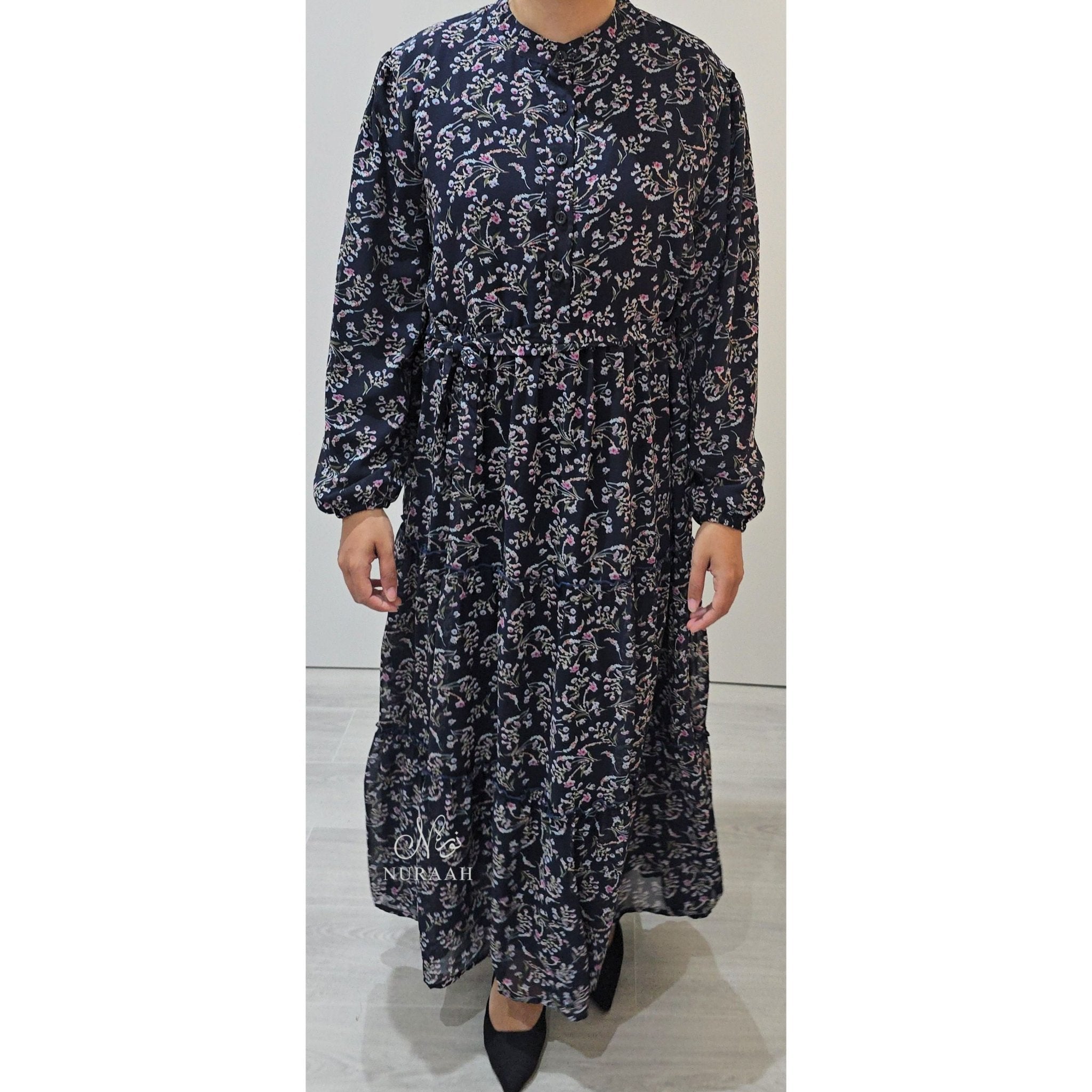 CHIFFON DRESS DESIGN 1 (06) - NURAAH