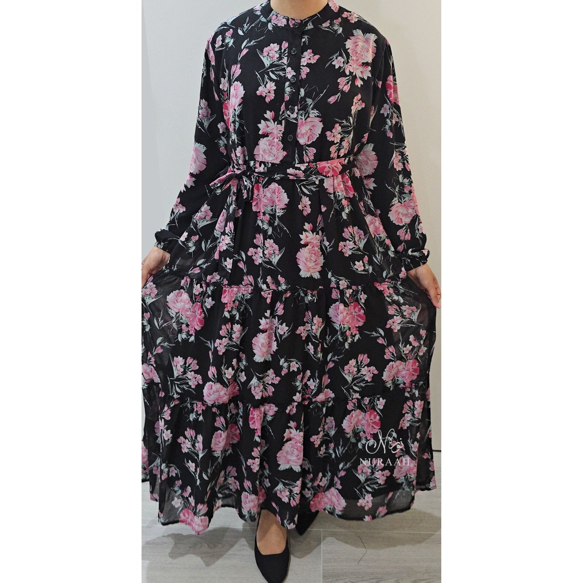 CHIFFON DRESS DESIGN 3 (06) - NURAAH