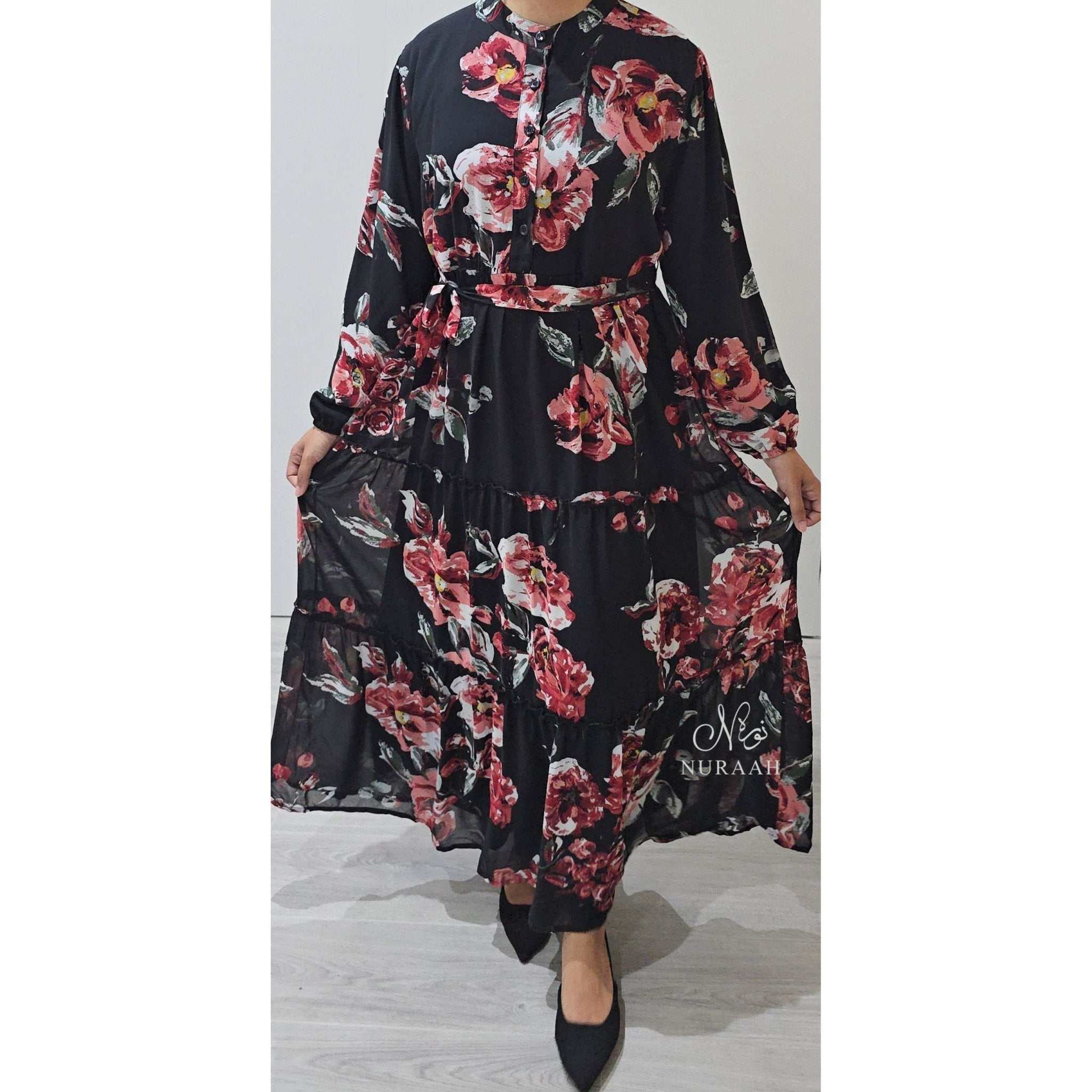 CHIFFON DRESS DESIGN 5 (06) - NURAAH