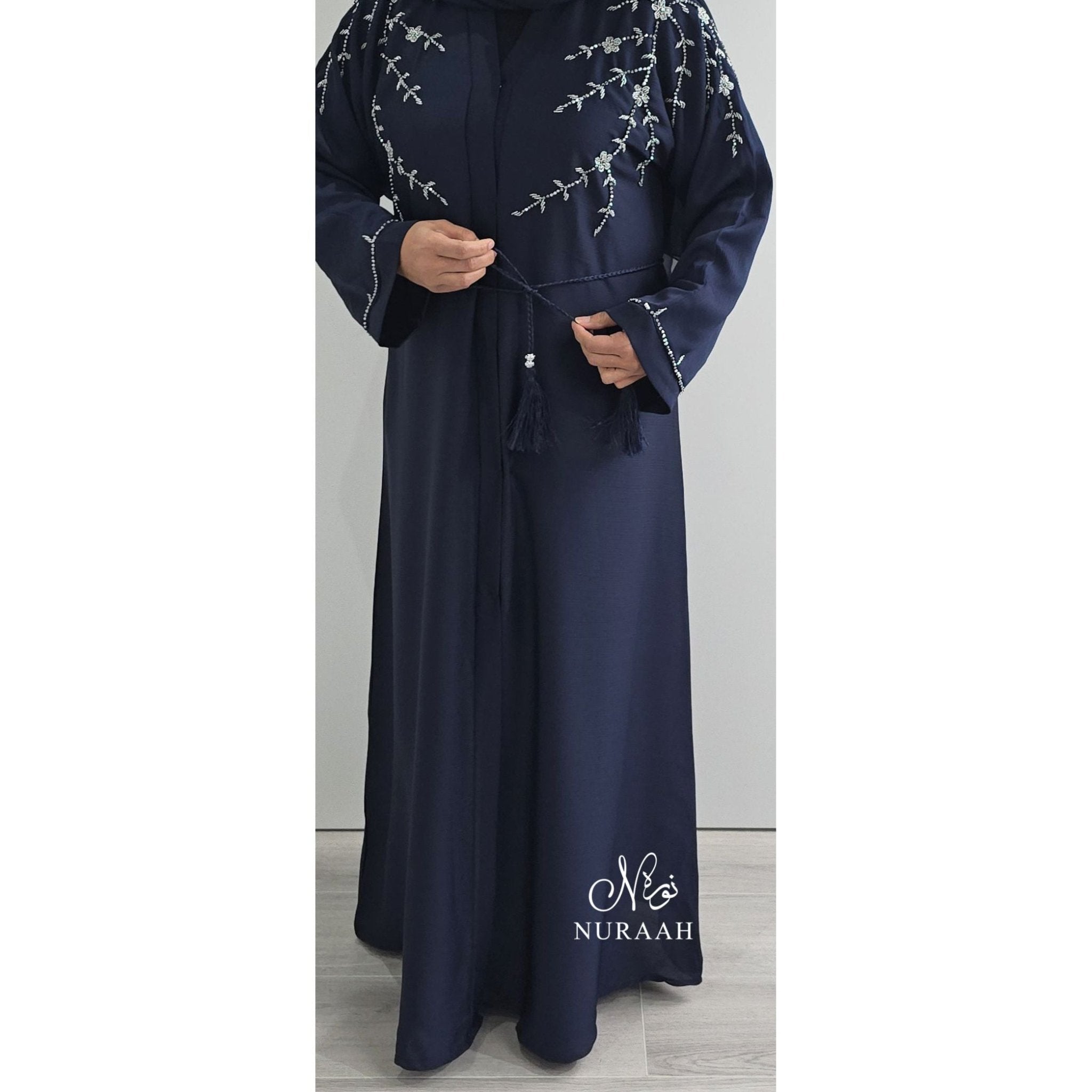 Hand work Embellished Abaya 02 - NURAAH