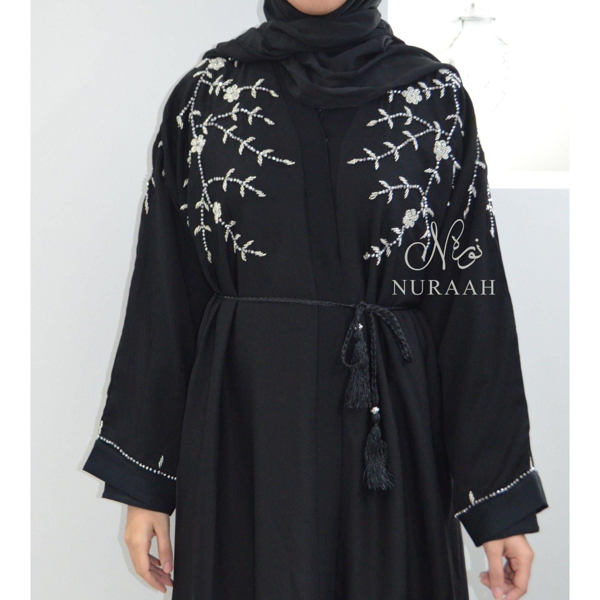 Hand work Embellished Abaya 02