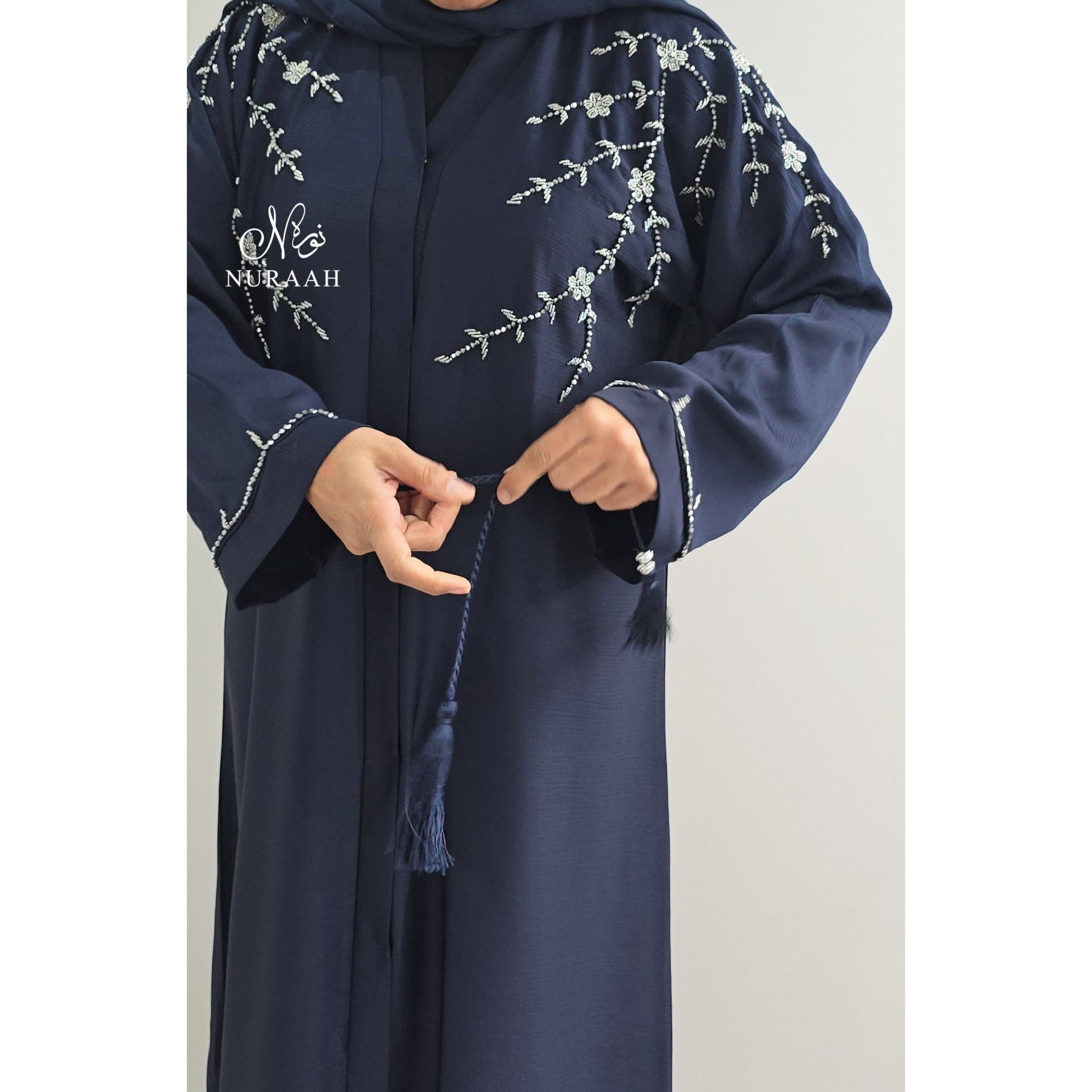 Hand work Embellished Abaya 02