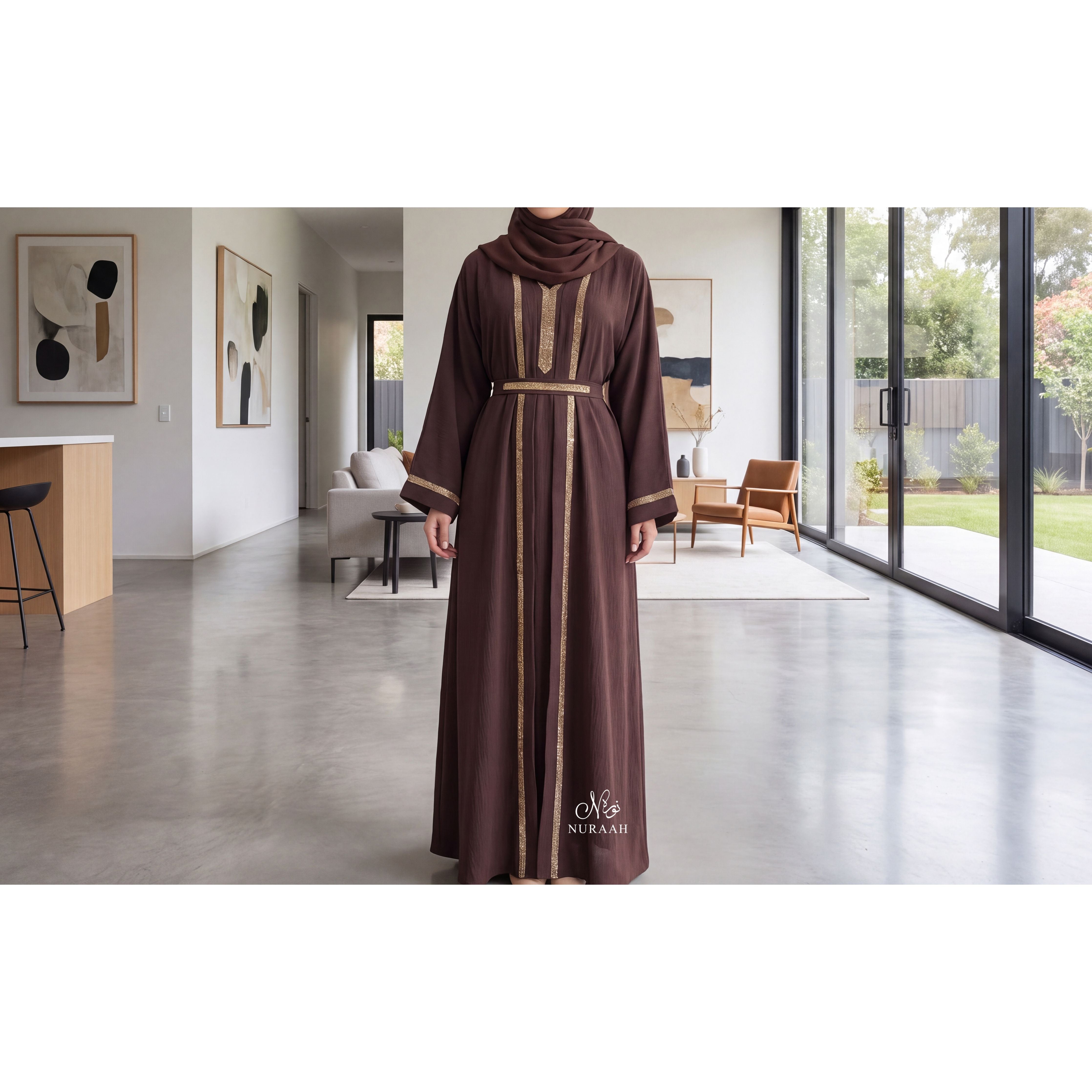 HADIYA EMBELLISHED ABAYA 01