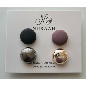 4 x NO SNAG HIJAB MAGNET (multi pack 3) - NURAAH