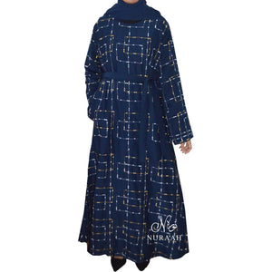 URWA EMBROIDERY DRESS BLUE