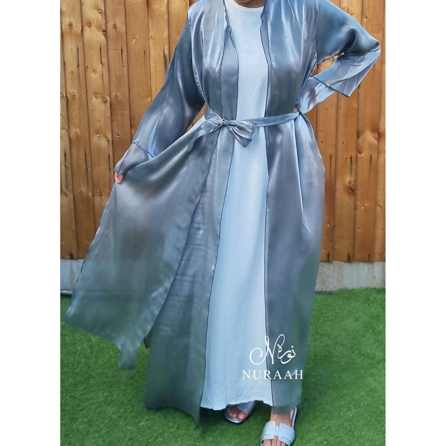 AIZAH 3 PIECE SET GREY - NURAAH