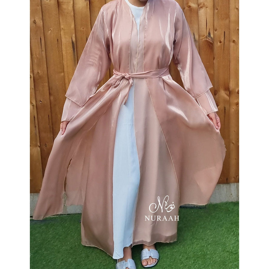 AIZAH 3 PIECE SET PASTEL PEACH - NURAAH