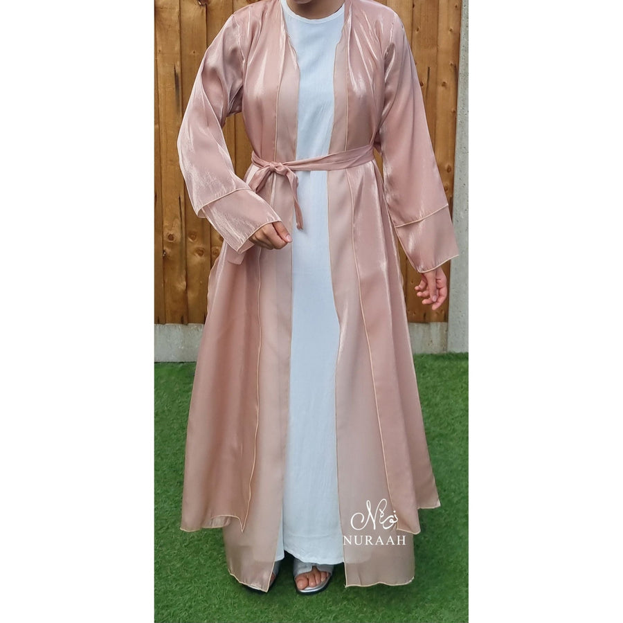 AIZAH 3 PIECE SET PASTEL PEACH - NURAAH