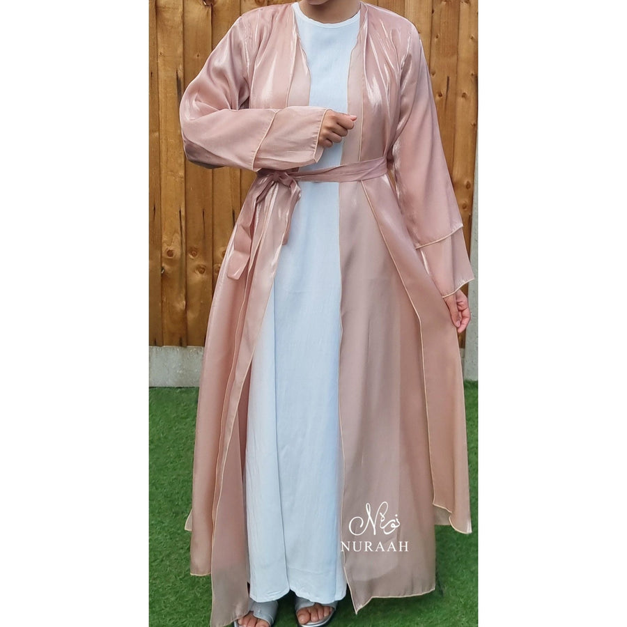 AIZAH 3 PIECE SET PASTEL PEACH - NURAAH