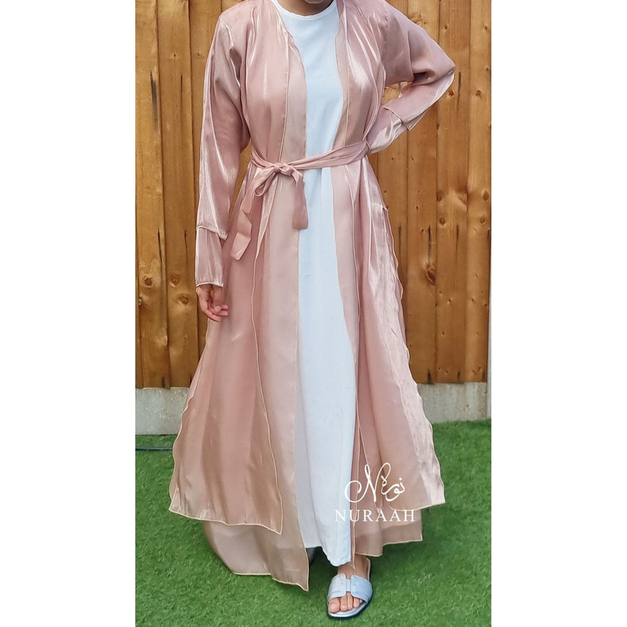 AIZAH 3 PIECE SET PASTEL PEACH - NURAAH