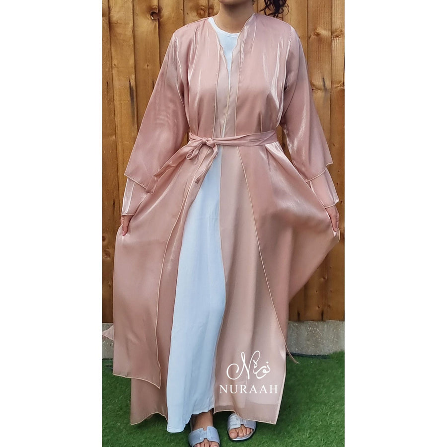 AIZAH 3 PIECE SET PASTEL PEACH - NURAAH