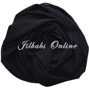 CHIFFON SCARF black - NURAAH