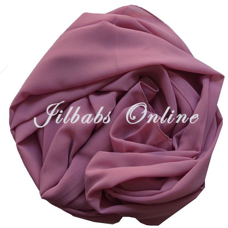 CHIFFON SCARF pink rose - NURAAH