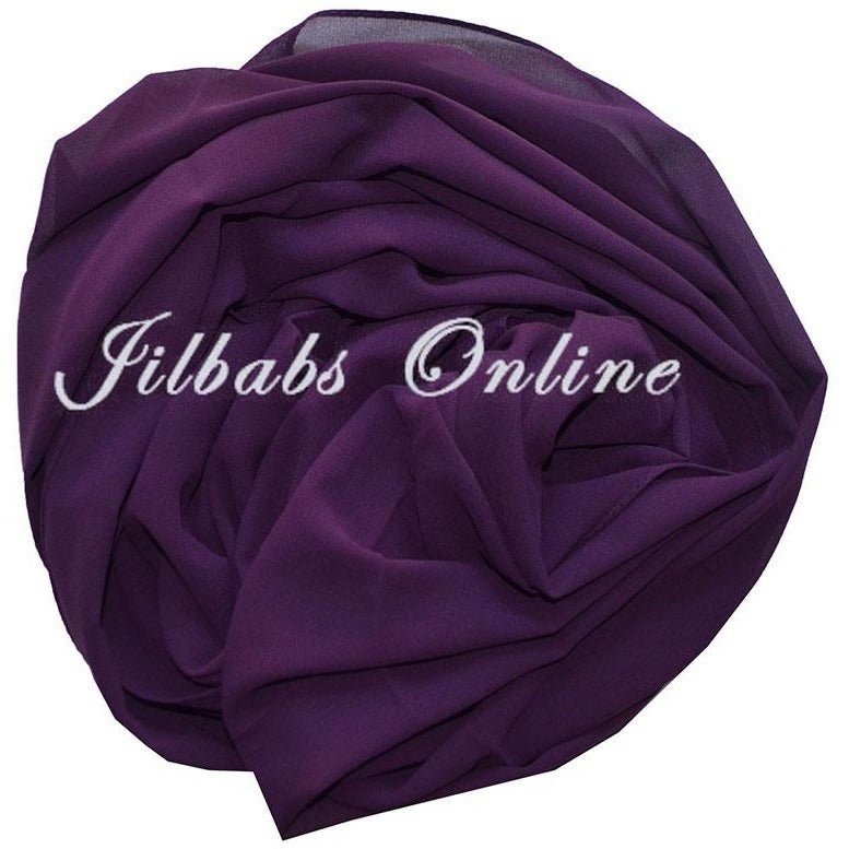 CHIFFON SCARF purple - NURAAH