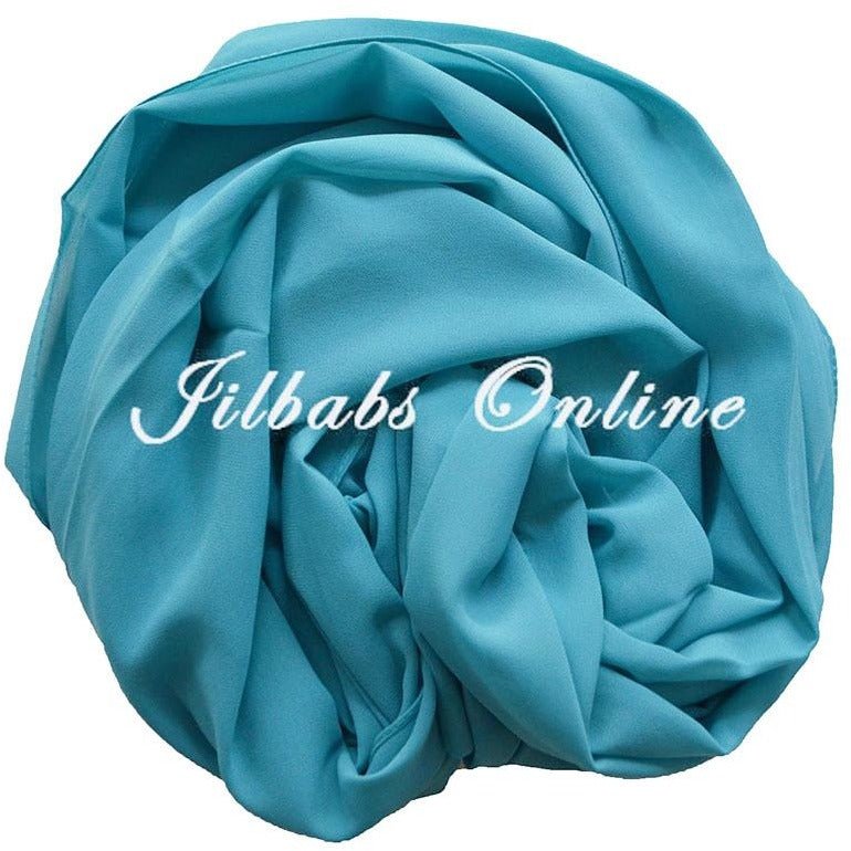 CHIFFON SCARF sky blue - NURAAH