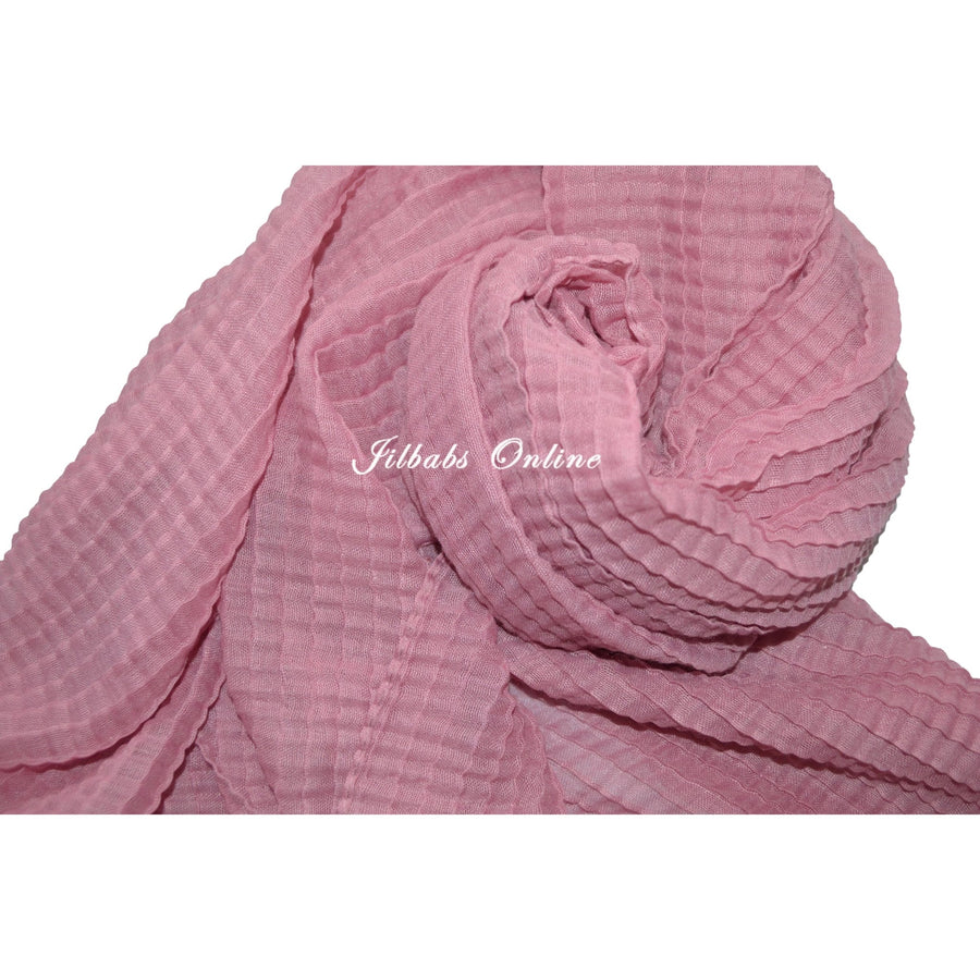 CRINKLE SUMMER HIJAB candy pink - NURAAH