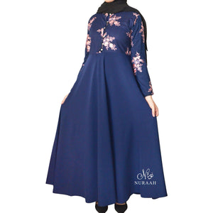 EMBROIDERED TULLE DRESS - NURAAH