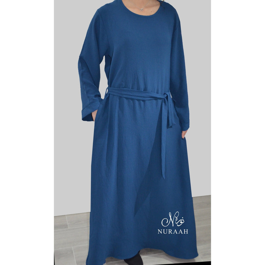 ESSENTIAL PLAIN ABAYA WITH A POCKET - NURAAH