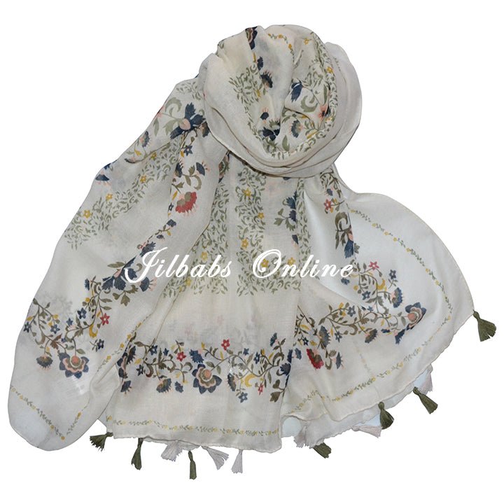 FLOWER GARDEN HIJAB - NURAAH