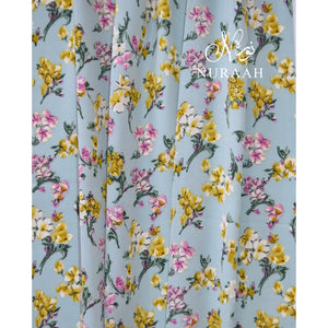 GEORGETTE FLORAL PRINTED SCARF - NURAAH