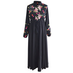 HAWA FLORAL EMBROIDERED KIMONO - NURAAH