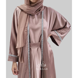 HUDA 4 PIECE ABAYA SET MOCHA - NURAAH