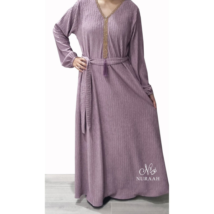 IMANI WINTER ABAYA LILAC - NURAAH