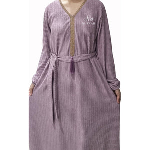 IMANI WINTER ABAYA LILAC - NURAAH