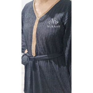 IMANI WINTER DRESS BLACK - NURAAH