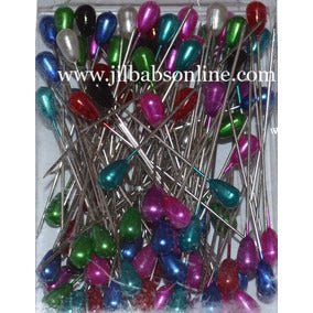 LARGE COLOURED PINS 100 IN A BOX - NURAAH