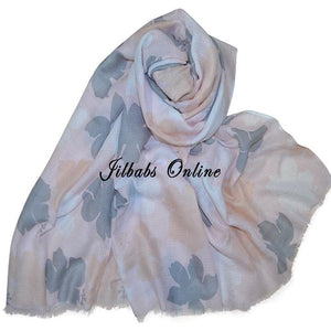 NEHA FLOWER PRINT SCARF PINK - NURAAH