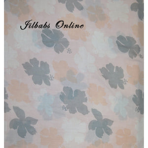 NEHA FLOWER PRINT SCARF PINK - NURAAH