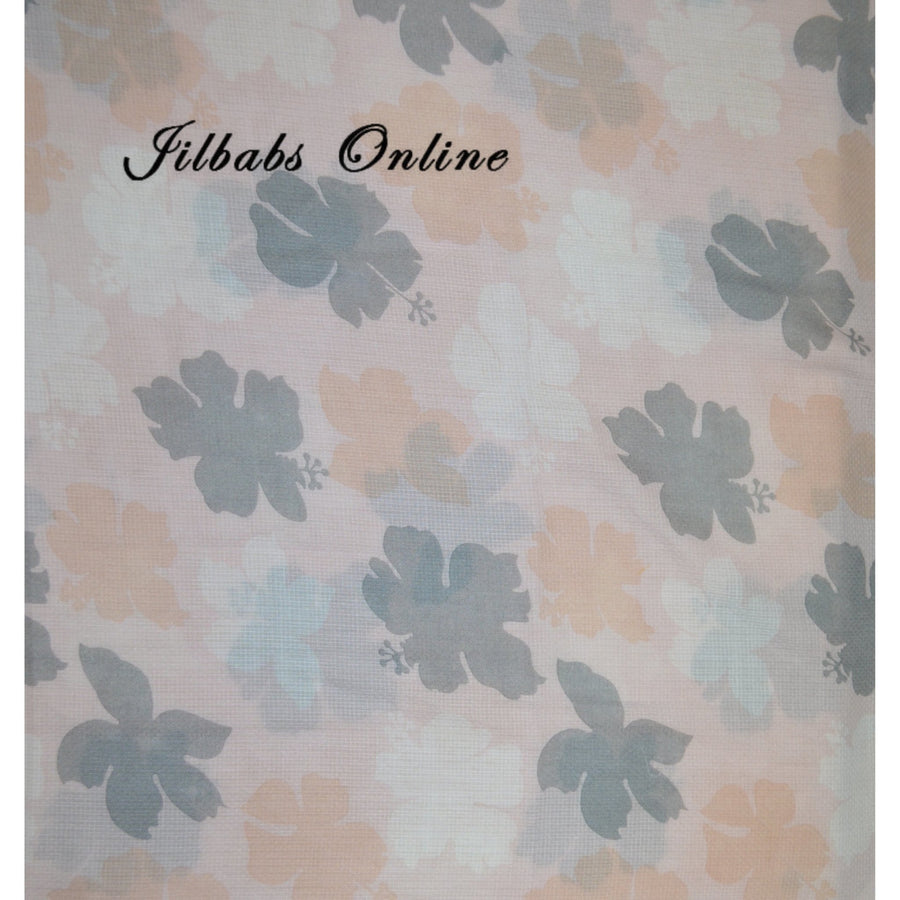 NEHA FLOWER PRINT SCARF PINK - NURAAH