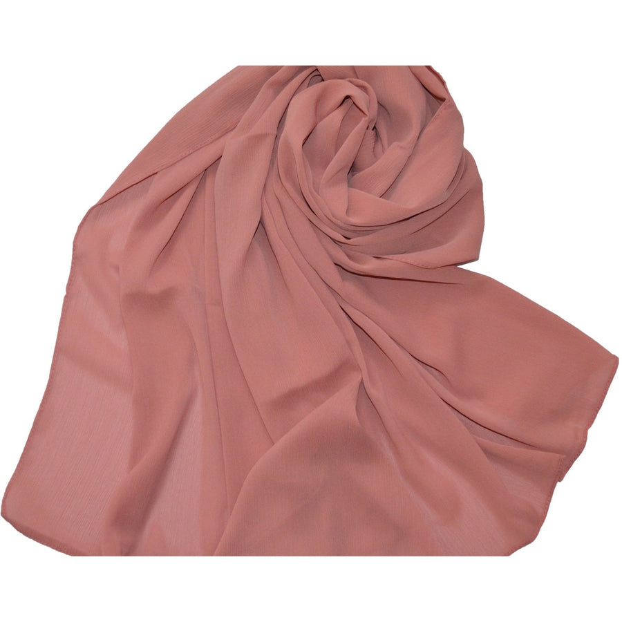 NEW CRINKLE CHIFFON CORAL - NURAAH