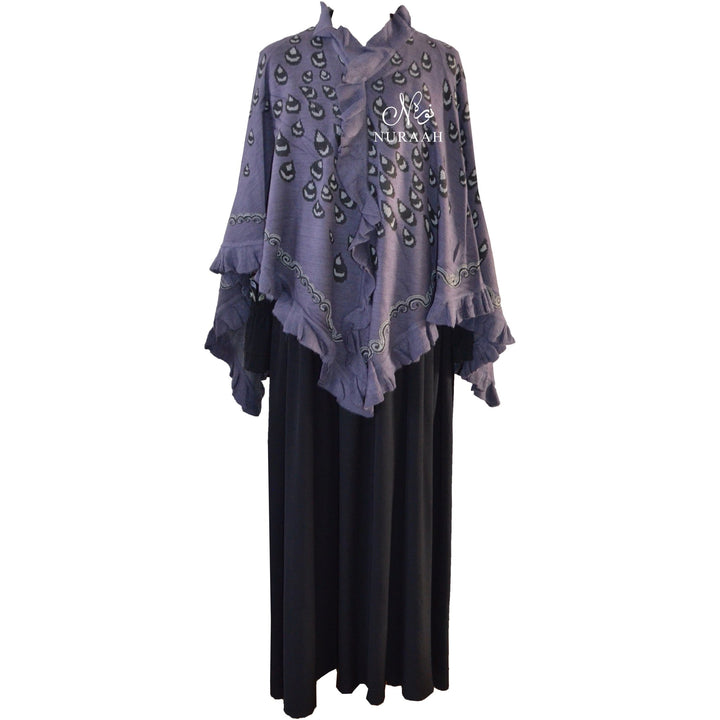 PATTERENED PONCHO - NURAAH