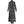 PETAL FLORAL PRINT SHIRT DRESS BLACK - NURAAH