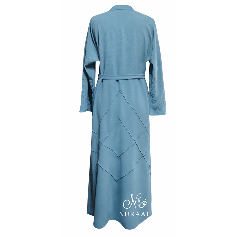 PINTUCK KIMONO ARABIAN BLUE - NURAAH